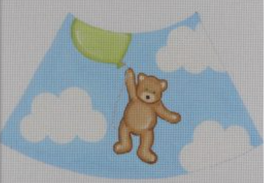 BB09 Flying High Teddy Night Light - Green