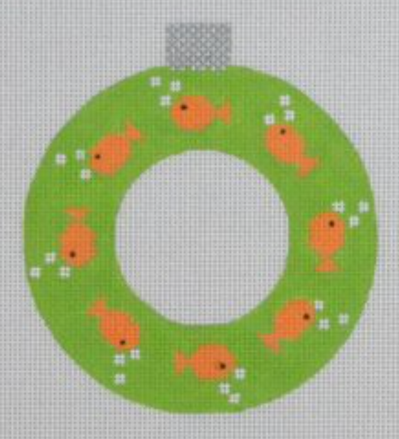 FR11 Cat Picture Frame Ornament - Fish