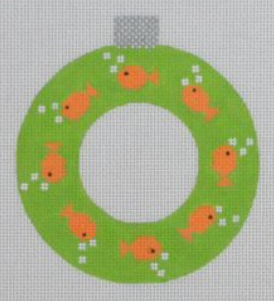 FR11 Cat Picture Frame Ornament - Fish