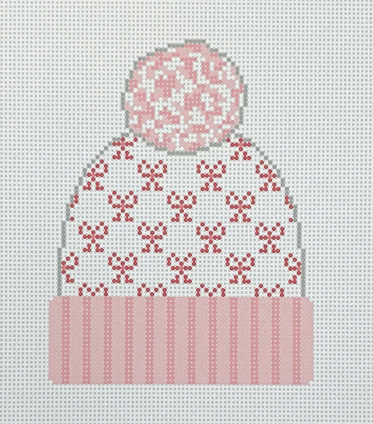 H-04 Bows Beanie Hat - Pink