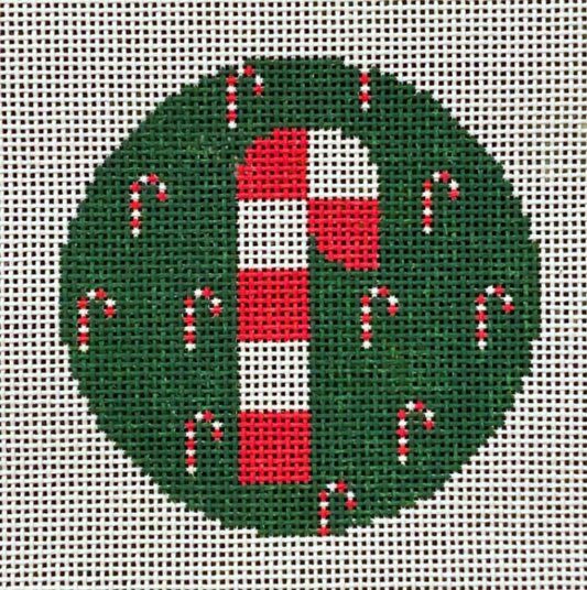 CHR109 Candy Cane Round