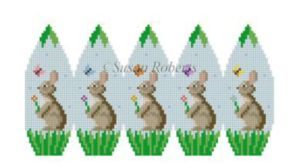 0428 Bunnies and Butterflies 3D Egg
