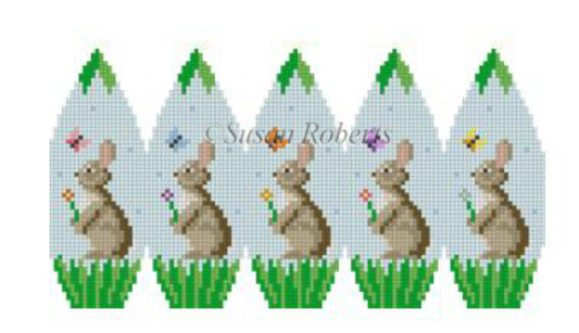 0428 Bunnies and Butterflies 3D Egg