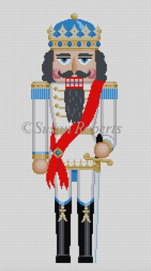 4395 White King Nutcracker - 18"