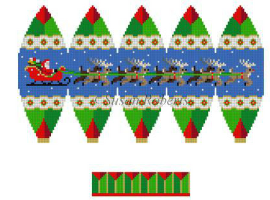 5273 Sleigh and Reindeer 3D Hot Air Balloon