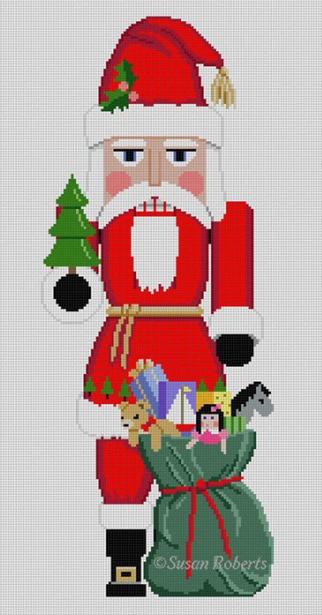 4188 Santa with Bag of Toys Nutcracker