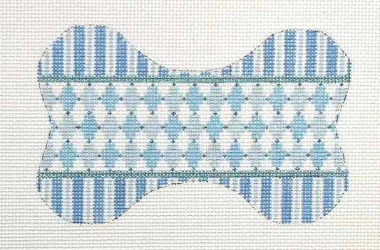 DB-04 Harlequin Blue Dog Bone