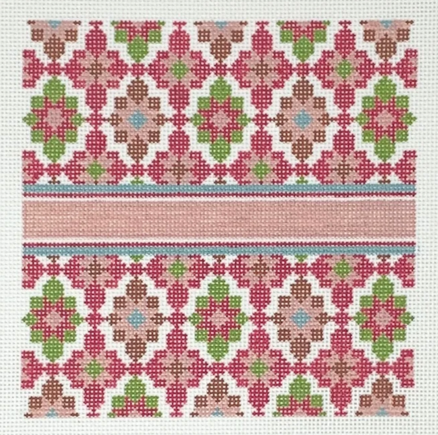 P-12 Portuguese Tiles Square - Magenta