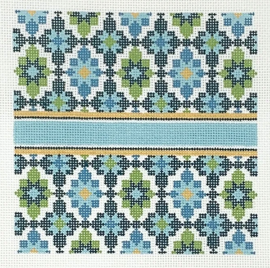 P-11 Portuguese Tiles Square - Turquoise