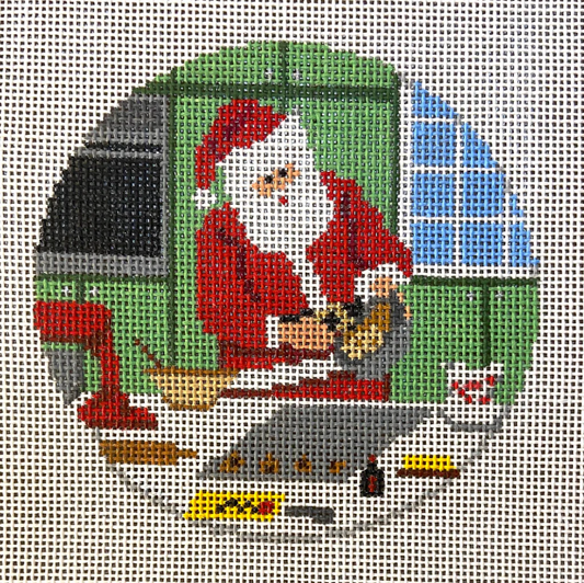 AOK124 Santa Baking Cookies
