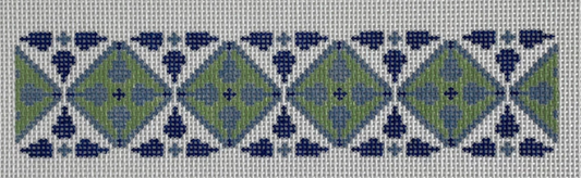 AOK118 Blue and Green Key Fob