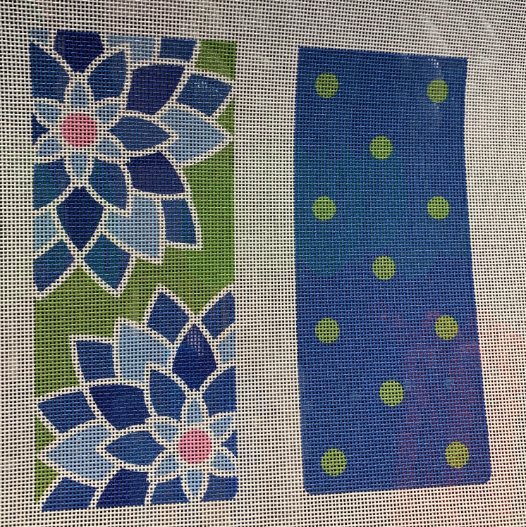 EC01 Blue Flowers Eyeglass Case