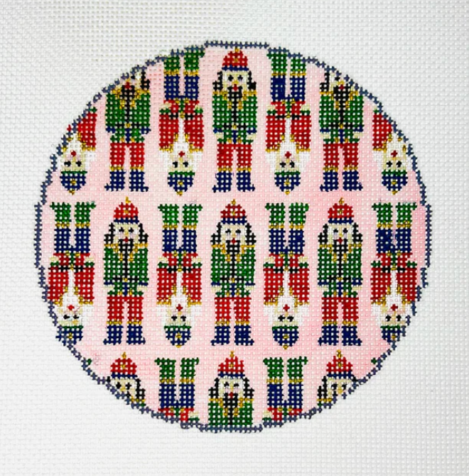 KCD1520 Pink Mini Nutcracker Round
