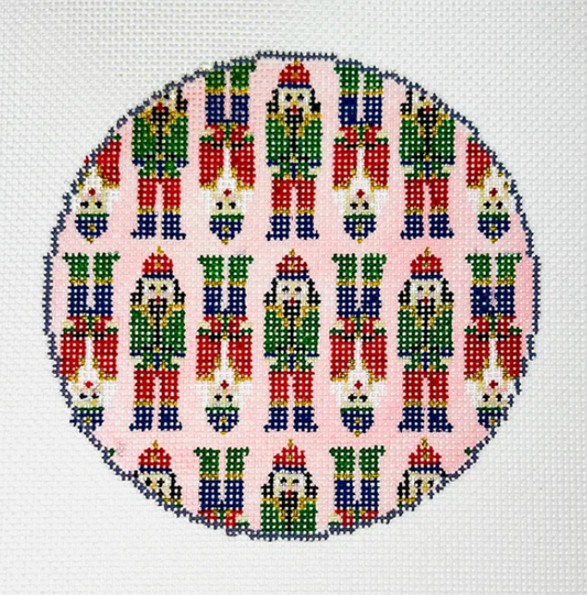 KCD1520 Pink Mini Nutcracker Round