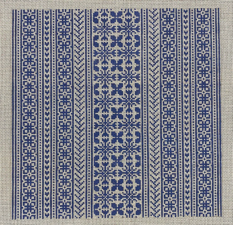 TA4050 Adelia Pillow - Blue and White