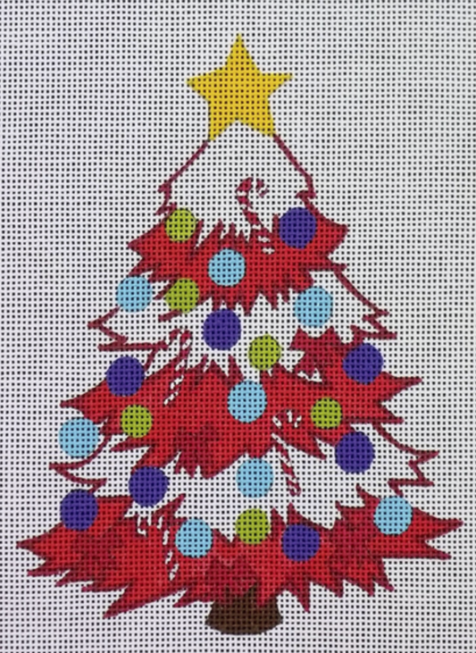 EJ-31D Funky Christmas Tree - Red