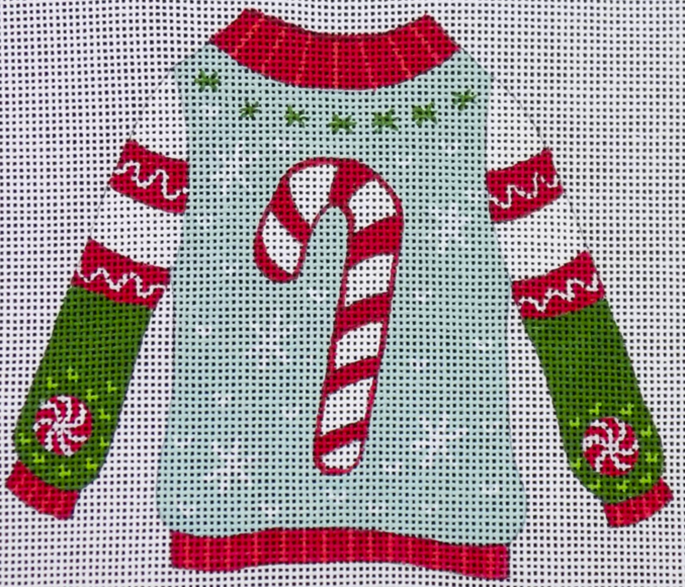 EJ-39I Candy Cane Sweater