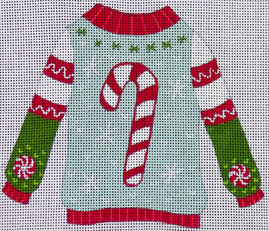 EJ-39I Candy Cane Sweater