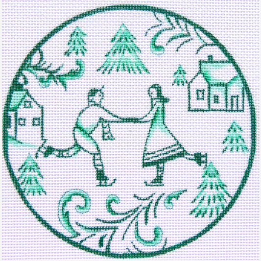 EV-X04C Toile Couple Skating - Green