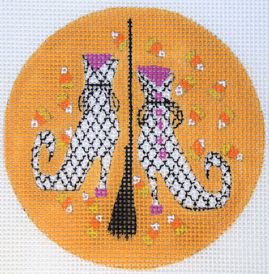 JM-H3 Harlequin Witch Shoes