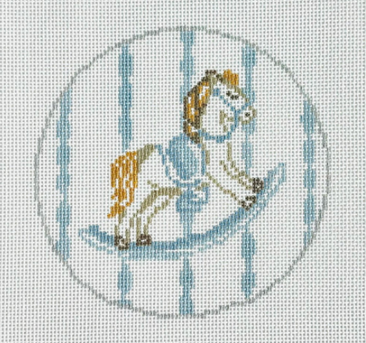 KCD2494 Blue Rocking Horse