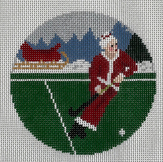 AOK113 Sporty Mrs. Claus - Field Hockey