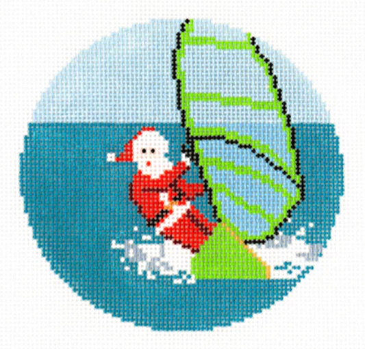 AOK01 Sporty Santa - Windsurfing