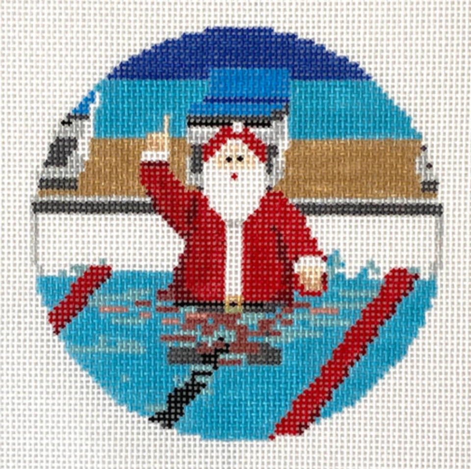 AOK136 Sporty Santa - Swimming