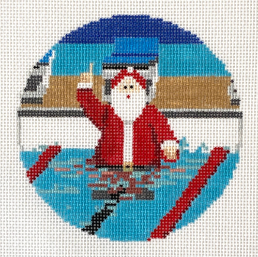 AOK136 Sporty Santa - Swimming