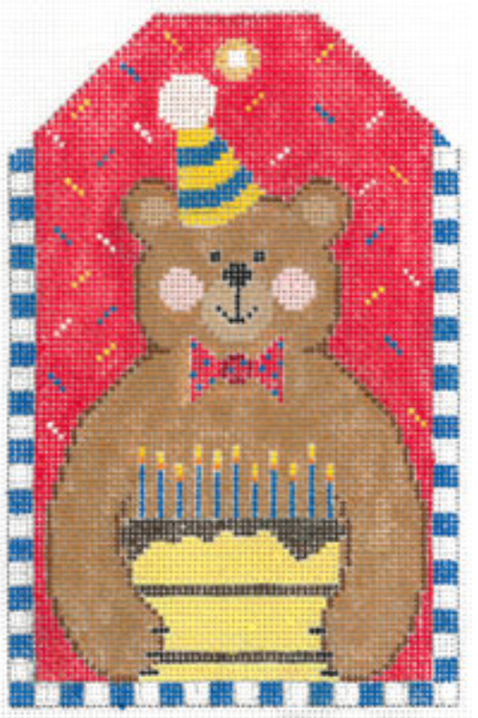 XO-197L Birthday Bear Gift Tag