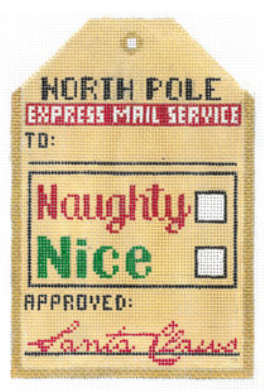 XO-197I Naughty or Nice Gift Tag