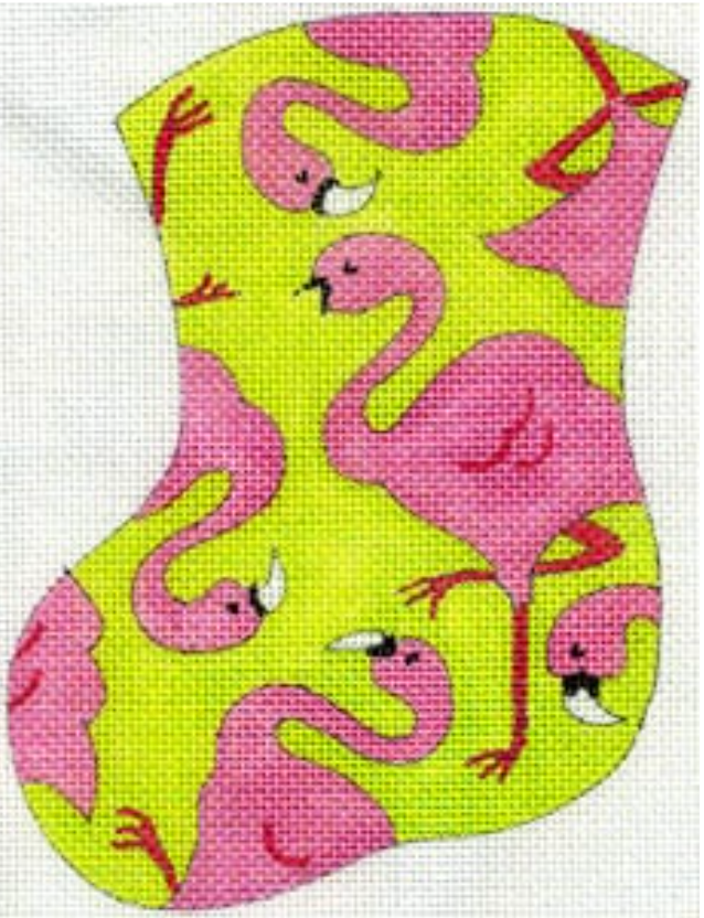 MX-151 Pink Flamingo Yard Art Mini Stocking