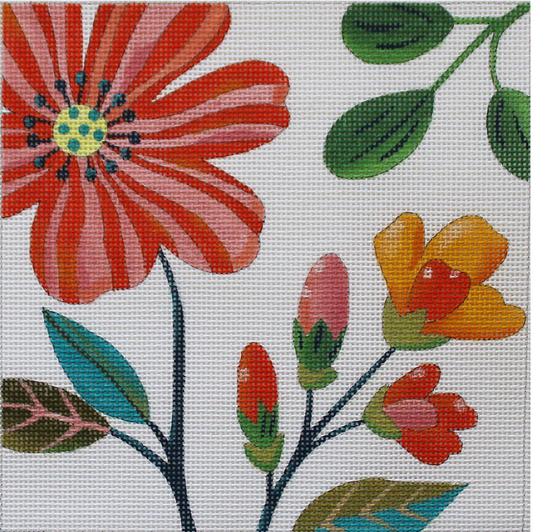SH1816 Floral Buds Square