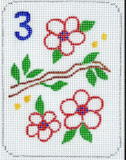 OM-368 Mini Mahjong Tile- Flower and Branch