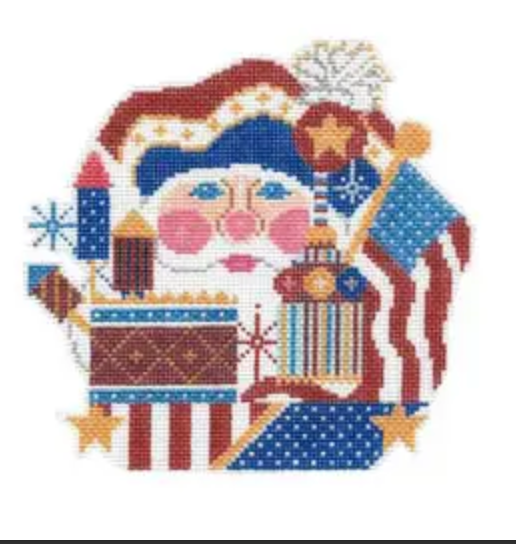 ST-C38X Patriotic Santa