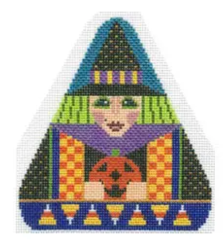 ST-17 Triangle Witch with Pumpkin