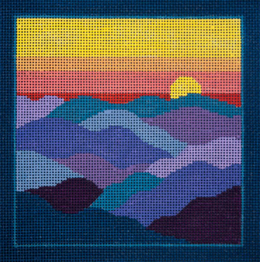 JP-V081 Sunset in the Mountains