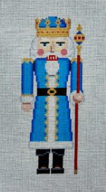 4353 Blue King with Scepter Nutcracker