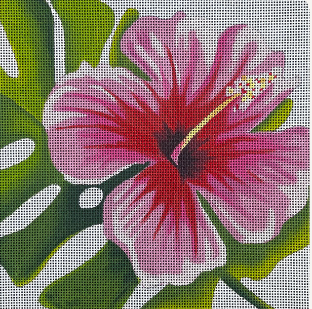 FF240 Palm Leaf and Flower