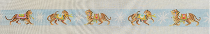 HB811 Tigers on Blue Strap