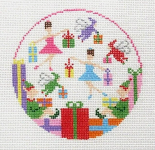 O131 Dancing Fairies Ornament