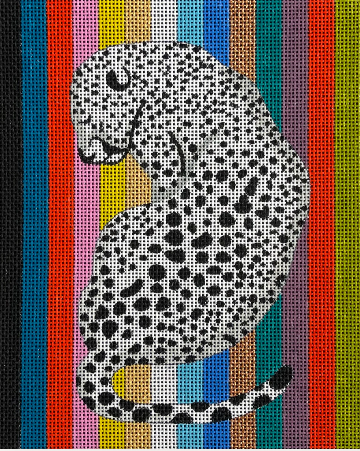 TB002 Ocelot on Stripes