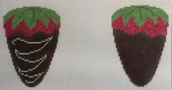RD074 Chocolate Strawberry Scissors Case