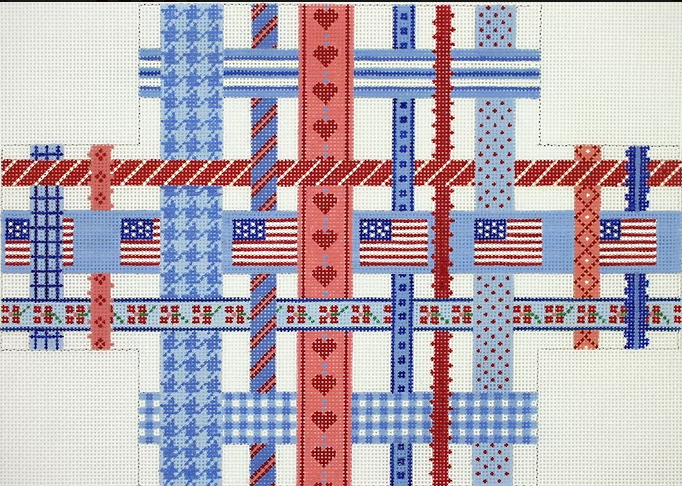 BR-27 Patriotic Ribbon Brick Cover