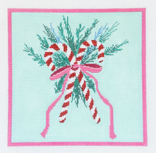 IKS3006 Candy Cane Bow