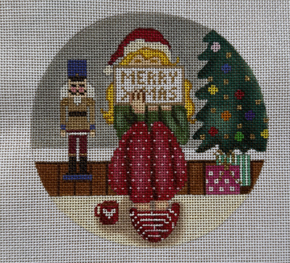 GE-GS196 Christmas Stitching Girl
