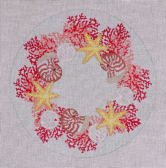 TSS-135 Tropical Coral Wreath
