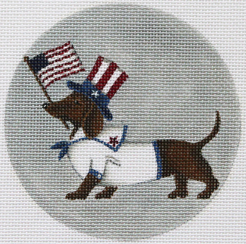 DS1119 4th of July Celebration Dachshund
