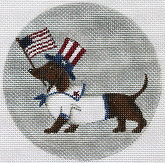 DS1119 4th of July Celebration Dachshund