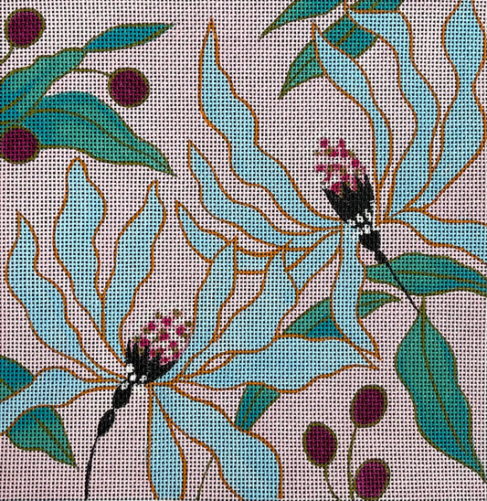 FF364 Whimsy Olive Floral